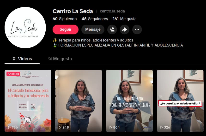 TikTok de Centro La Seda